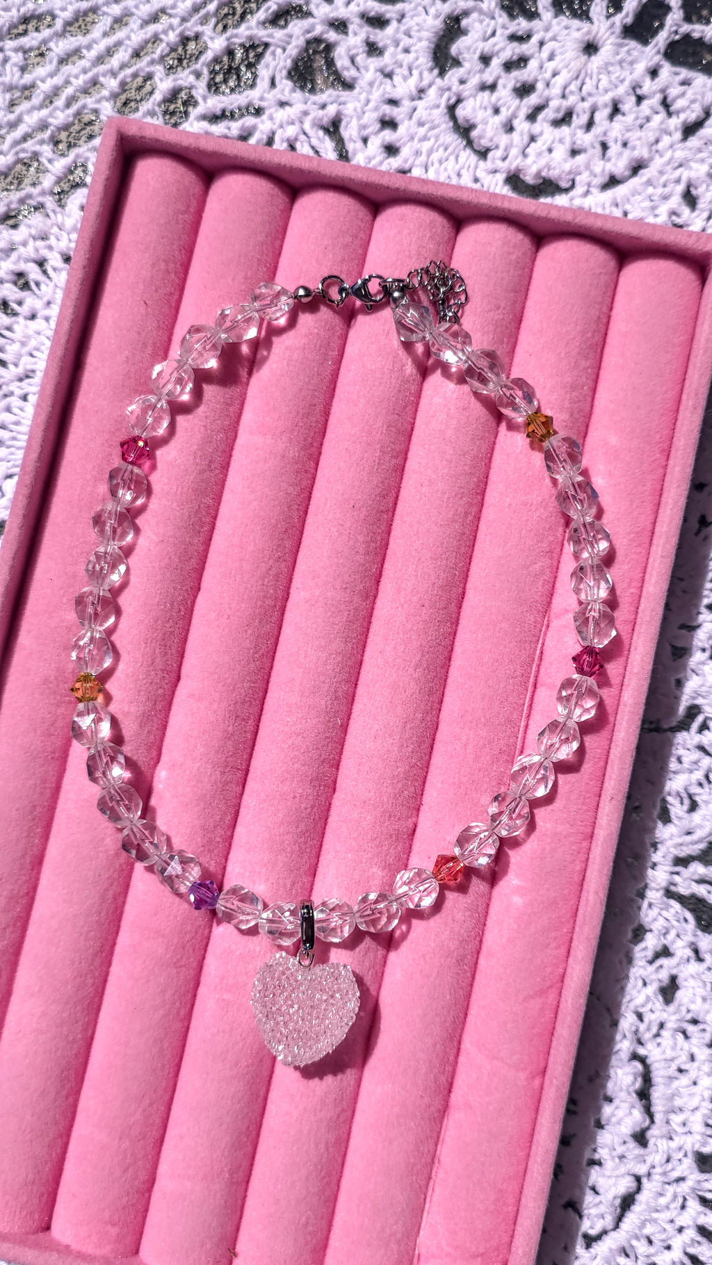 Water Choker with Swarovski Crystals
