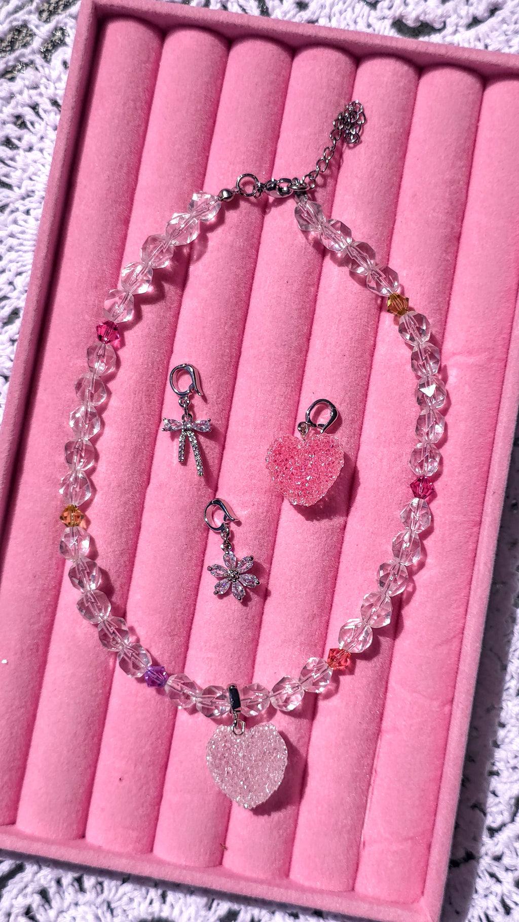 Water Choker with Swarovski Crystals