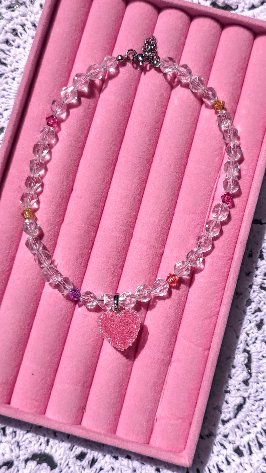 Water Choker with Swarovski Crystals