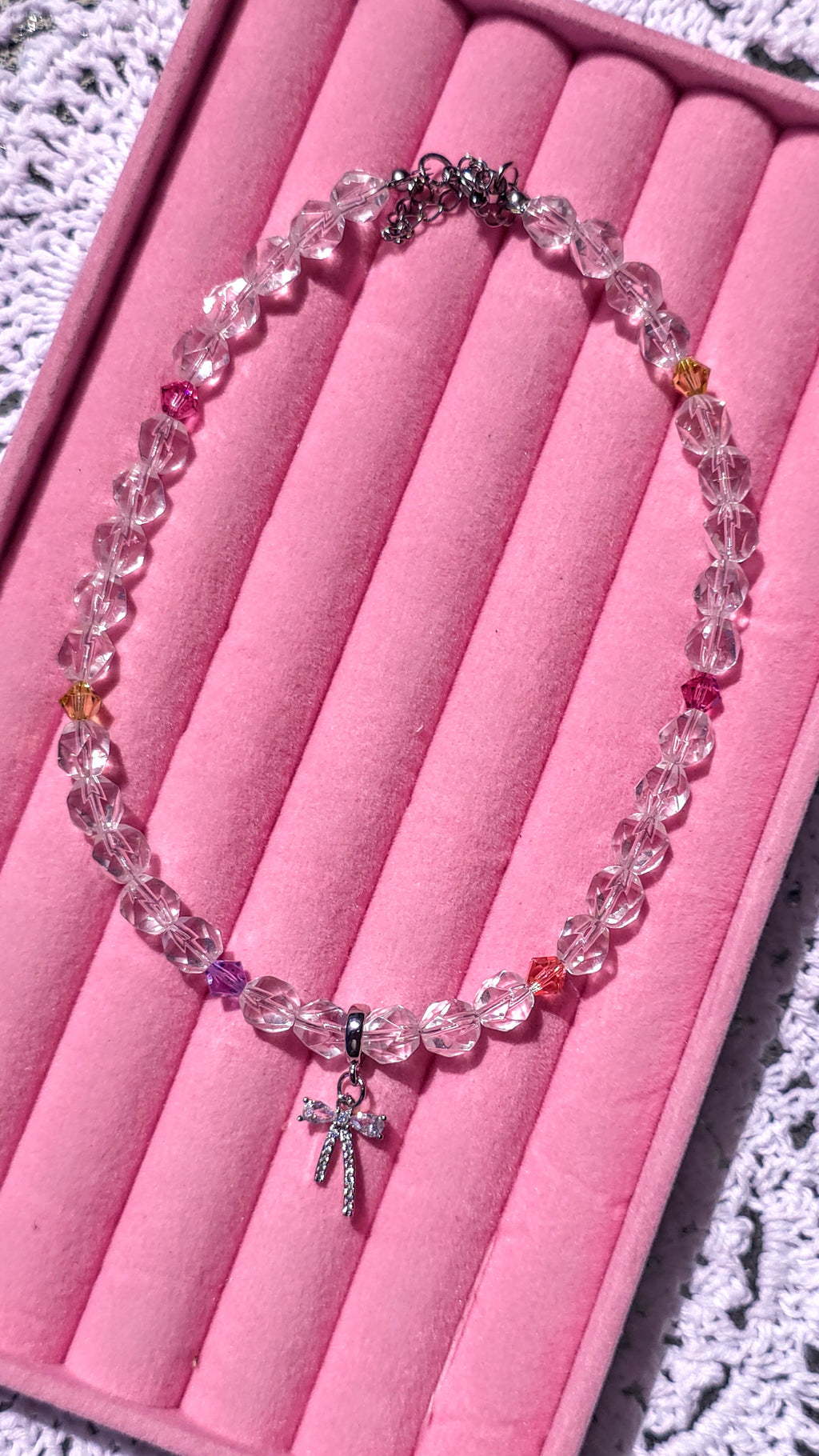 Water Choker with Swarovski Crystals