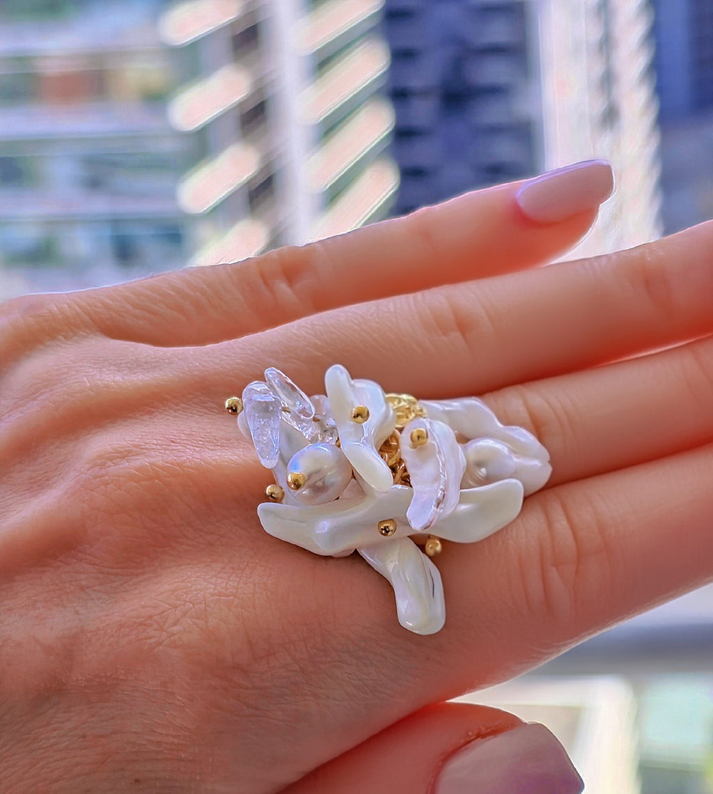 Shell Bloom Ring